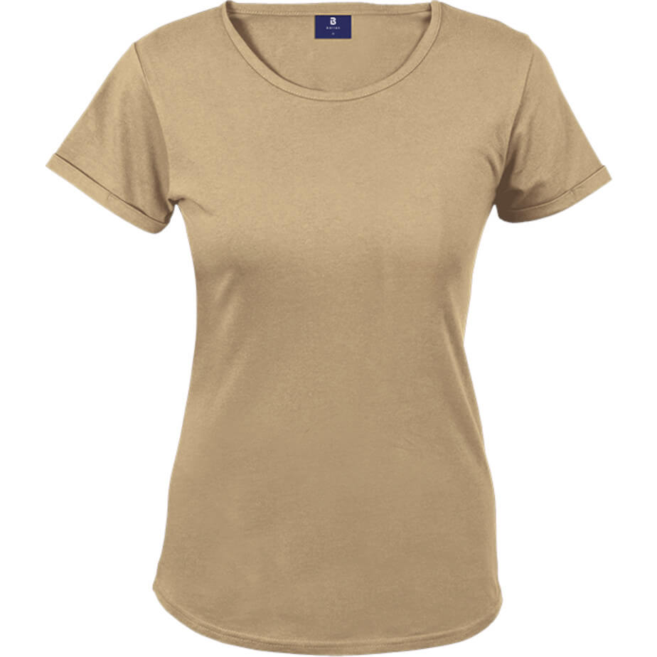 Ladies 145g Barron Crew Khaki