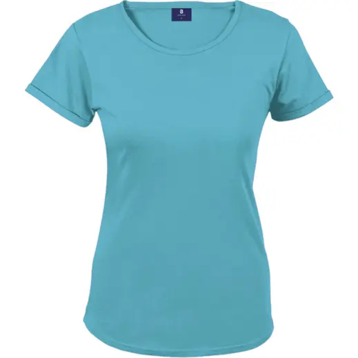 Ladies 145g Barron Crew Turquoise