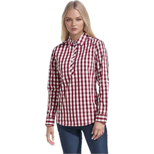 Red Main Ladies Cedar Blouse