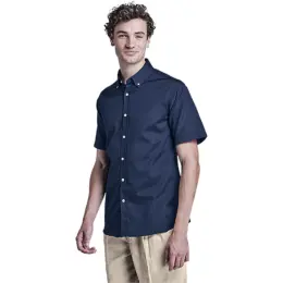 Mens Prime Cotton Lounge Short Sleeve Model Image