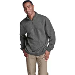 Quinn Quarter Zip Charcoal Main Image