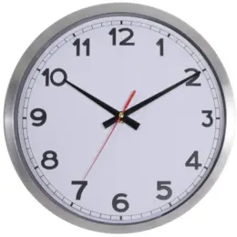 Metal 30cm Wall Clock June 2025 Image