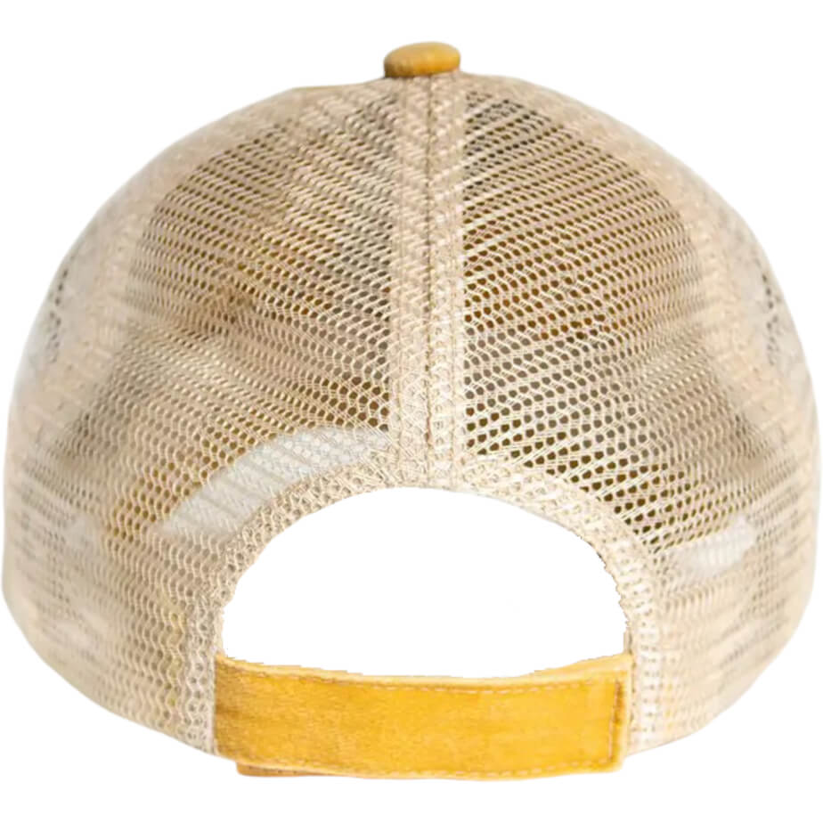 FWRD Camper Trucker Cap Mustard-Khaki Back
