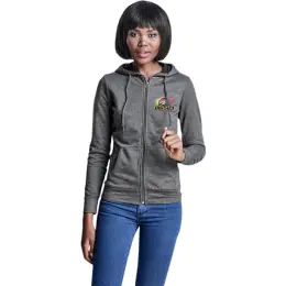 Ladies Bravo Hooded Charcoal Main