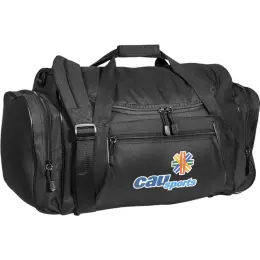 Bridgeport Sports Bag Black Branded Image