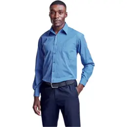 Mens Long Sleeve Micro Check Main Image