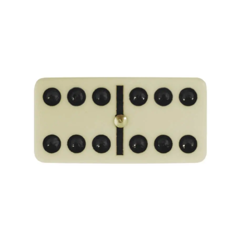 Double Six Dominoe Set 2025 Close Up Domino
