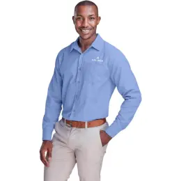 Mens Long Sleeve Oxford Main Blue Image