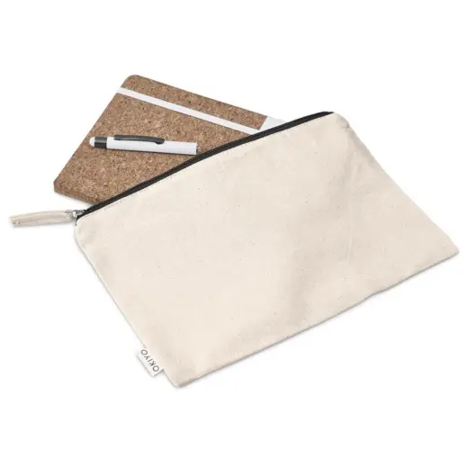 Okiyo Denki Cork Notebook & Pen Set Solid White
