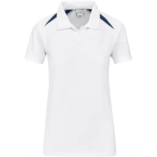 Ladies Splice Golf Shirt White