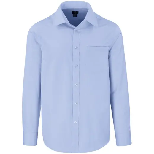 Mens Long Sleeve Sycamore Shirt Blue Front
