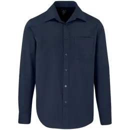 Mens Long Sleeve Sycamore Shirt Navy Front