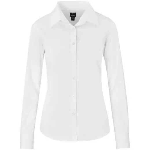 Ladies Long Sleeve Sycamore Shirt White Front
