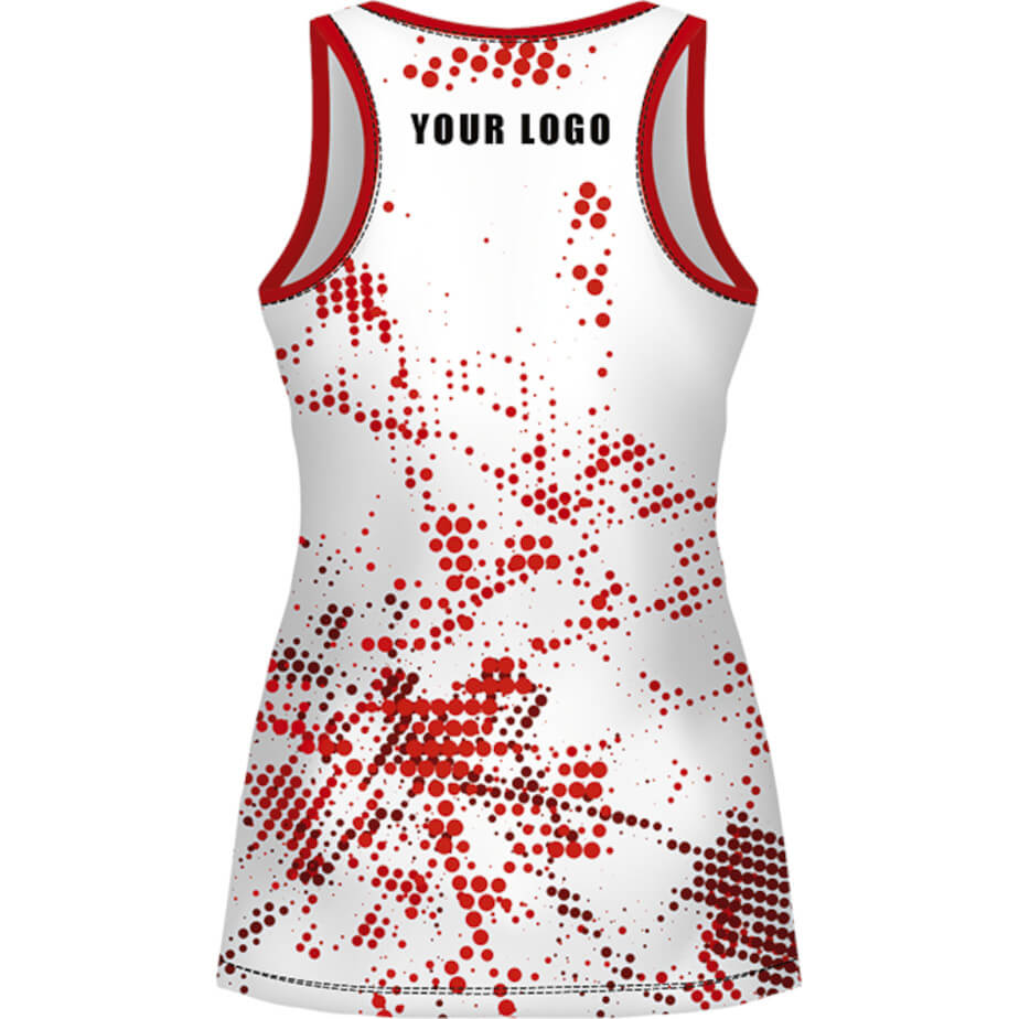 Ladies Crew Neck Vest Back