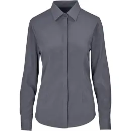 Ladies Long Sleeve Alex Varga Sorrento Shirt Charcoal