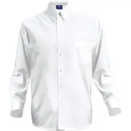 Mens Executive Lounge Long Sleeve White Front