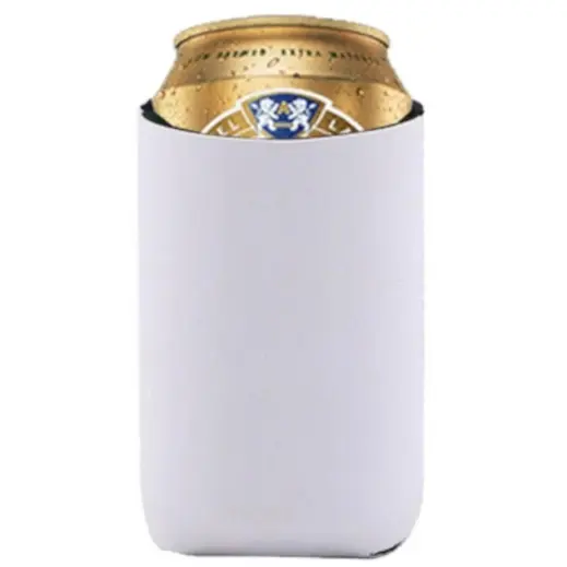 Custom Neoprene 330ml Beverage Chiller Solid White