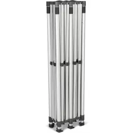 Coated Steel Sublimated Gazebo 6m x 3m - 1 Long Full-Wall Skin - 2 Short Half-Wall Skins Frame Closed