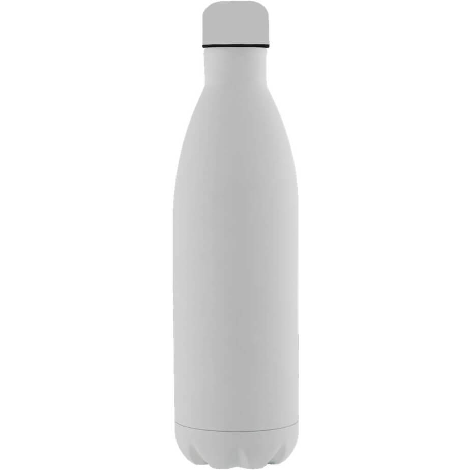 Valence Soft Touch Insulated Water Bottle Solid White