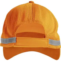 Barron Safety Cap With Mesh Orange Back