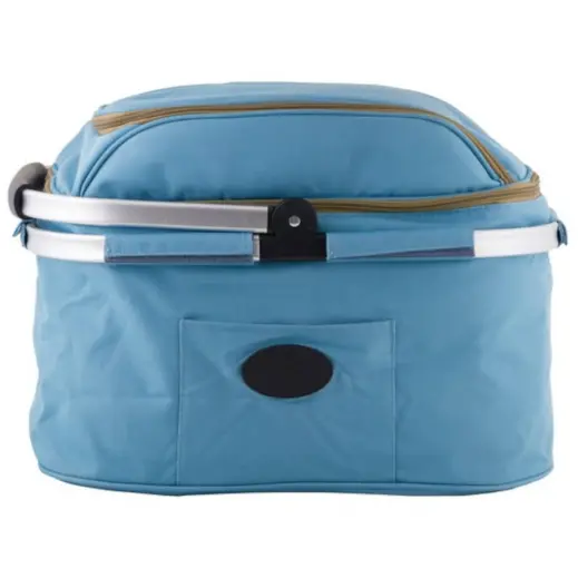 4-Person Picnic Caddy & Cooler Side