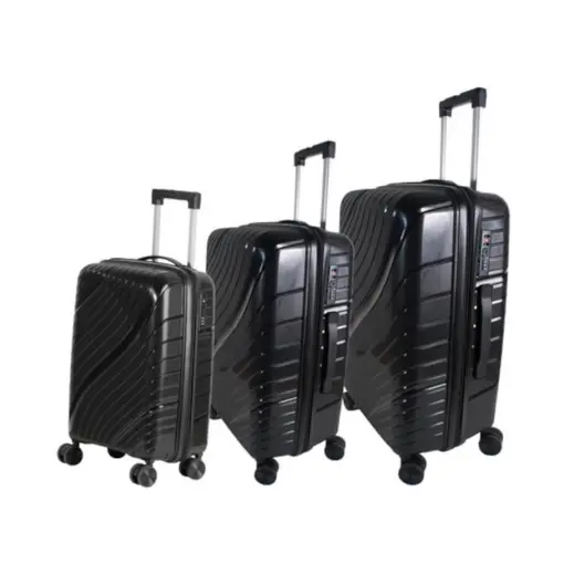 Black Jetsetter Luggage Bag Set