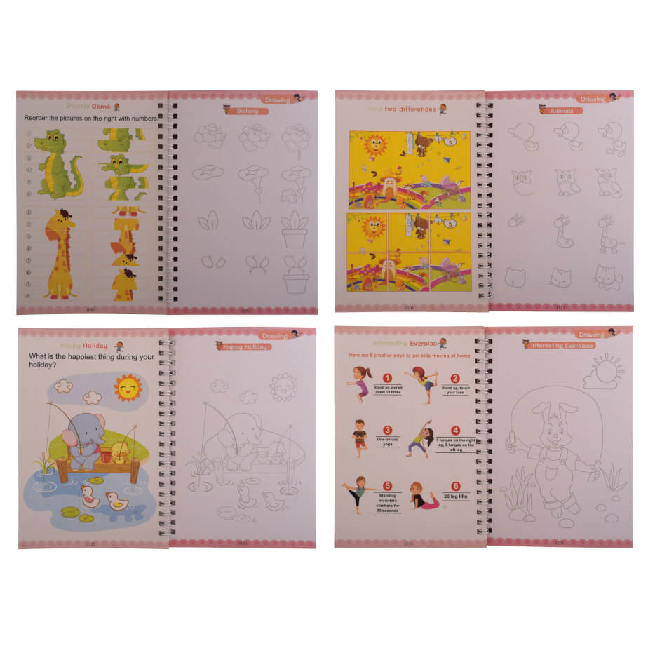Magic Practise Copybook Set Drawing Open More