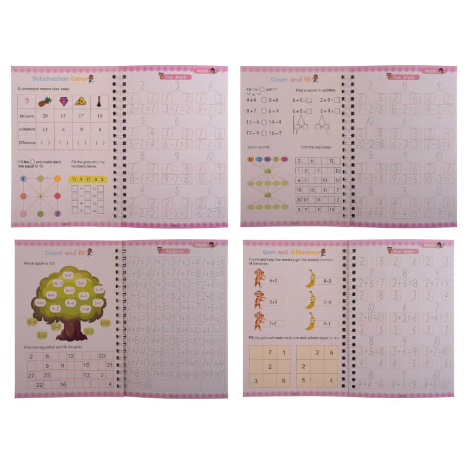 Magic Practise Copybook Set Math Open