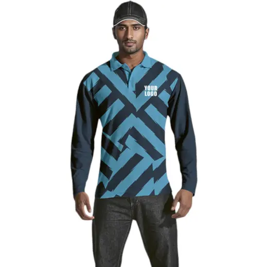 Mens Long Sleeve Golf Shirt Main