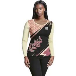 Ladies Long Sleeve T-Shirt Custom Design