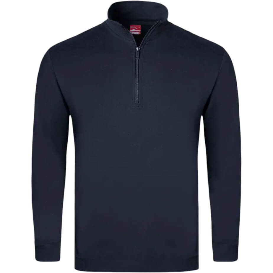 FWRD Quarter Zip Sweater Navy Front