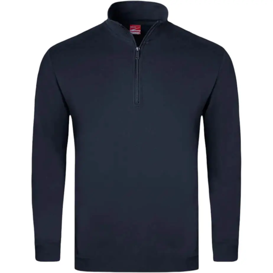 FWRD Quarter Zip Sweater Navy Front