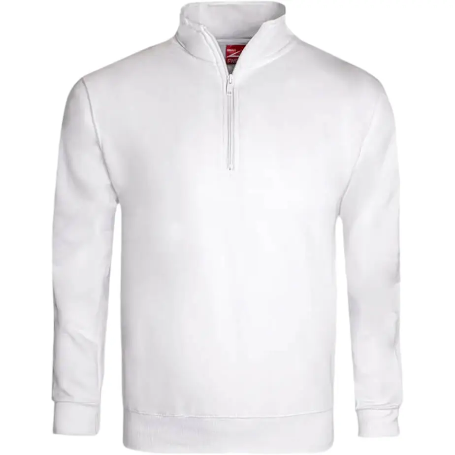 FWRD Quarter Zip Sweater White Front