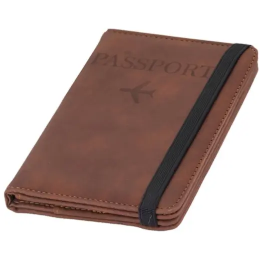Travel Pro Passport Organiser Brown Main