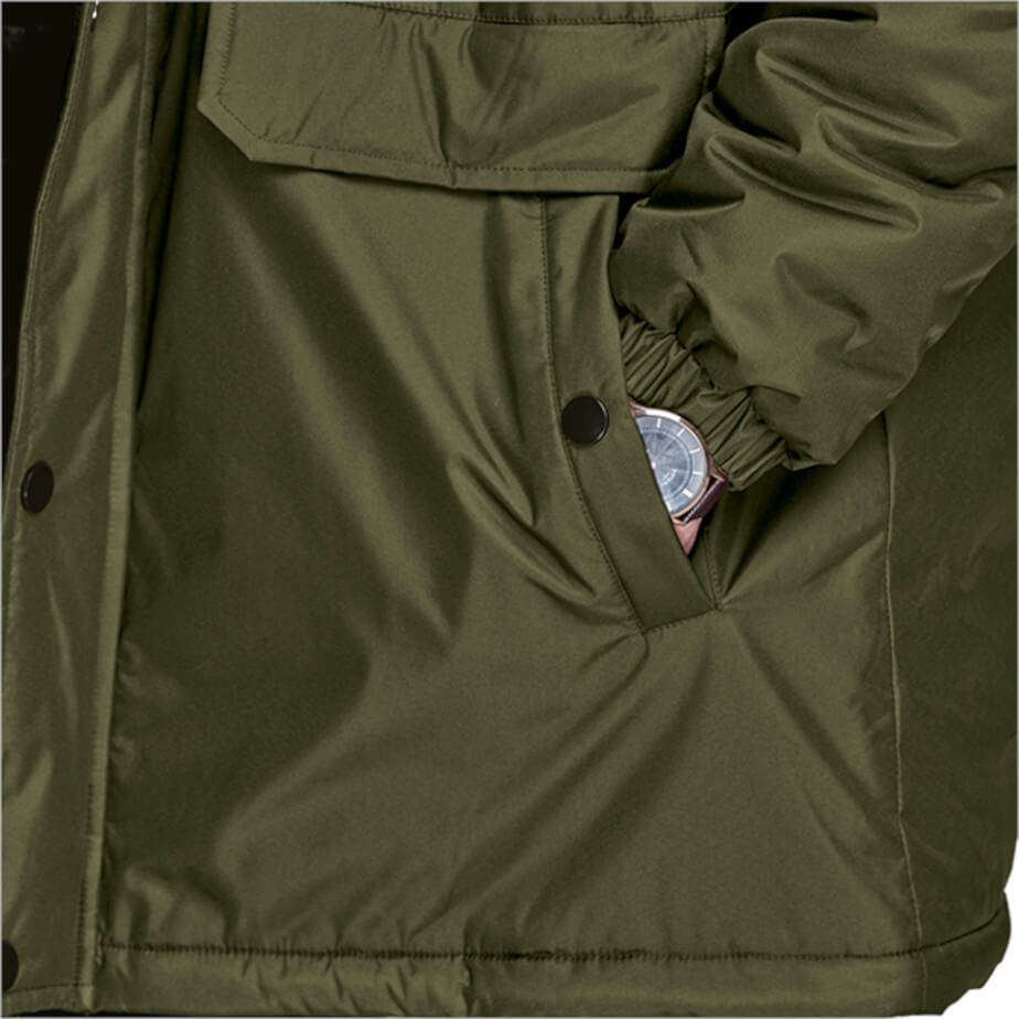 Padded Parka Pocket