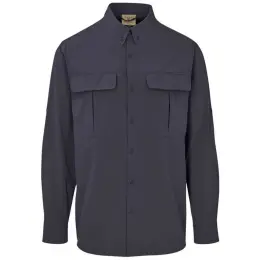 Mens Long Amatola Shirt Charcoal