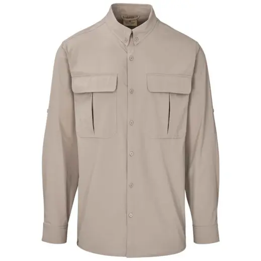 Mens Long Amatola Shirt Khaki