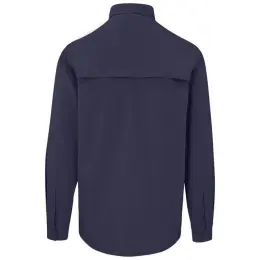 Mens Long Amatola Shirt Navy Back