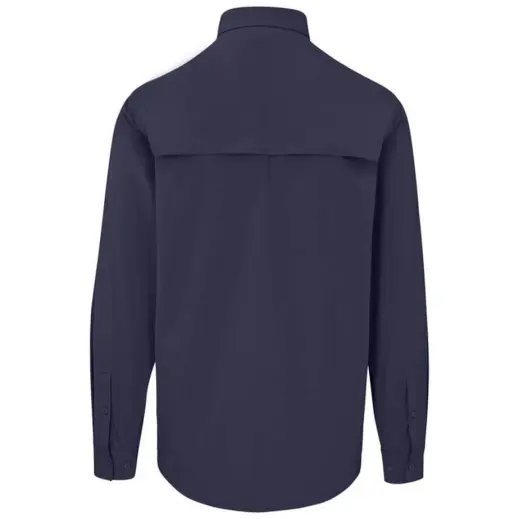 Mens Long Amatola Shirt Navy Back