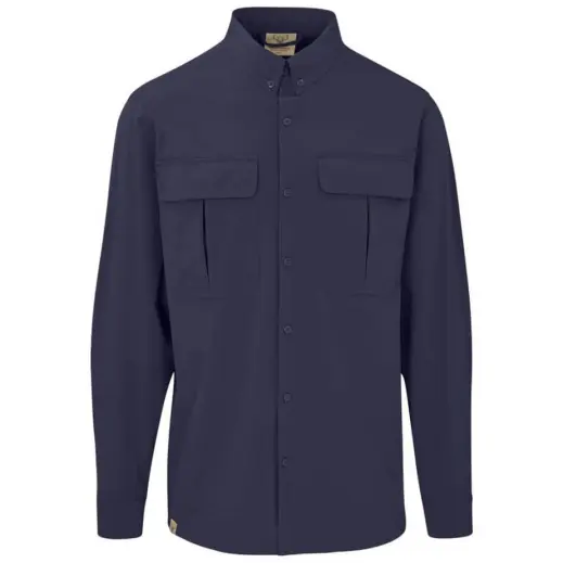 Mens Long Amatola Shirt Navy
