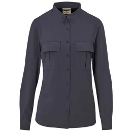 Ladies Long Amatola Shirt Charcoal