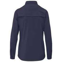 Ladies Long Amatola Shirt Navy Back
