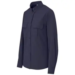 Ladies Long Amatola Shirt Nvay Side