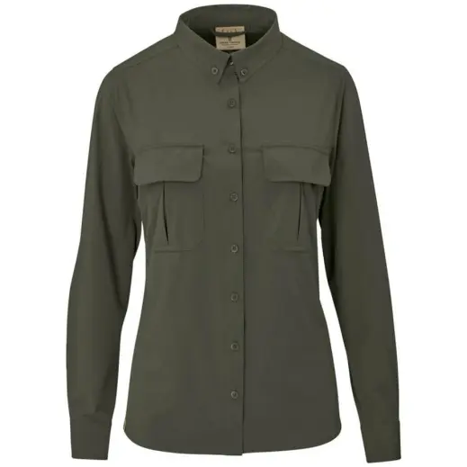Ladies Long Amatola Shirt Olive