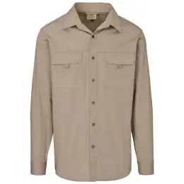Mens Long Mawenzi Shirt Khaki
