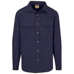 Mens Long Mawenzi Shirt Navy