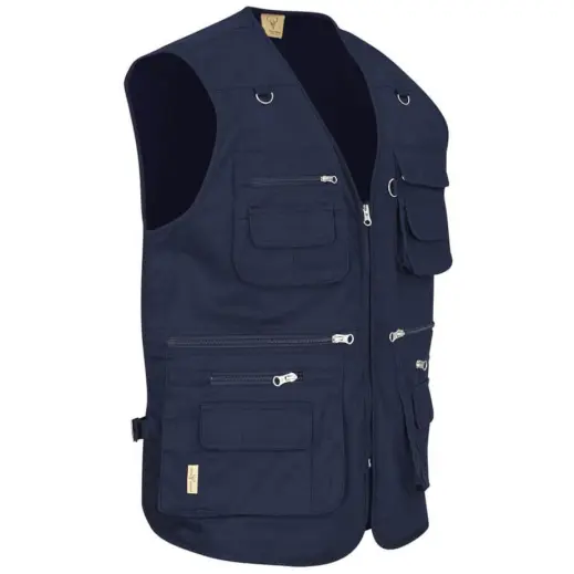 Tugela Sleeveless Navy Side