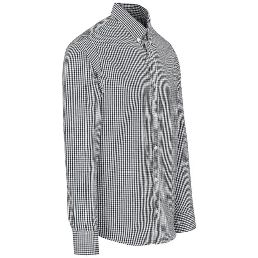 Mens Long Ashford Shirt Black Side
