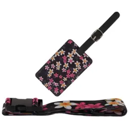 Floral Luggage Strap & Tag Main Image