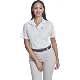 Ladies Short Sleeve Sheffield White Main Image